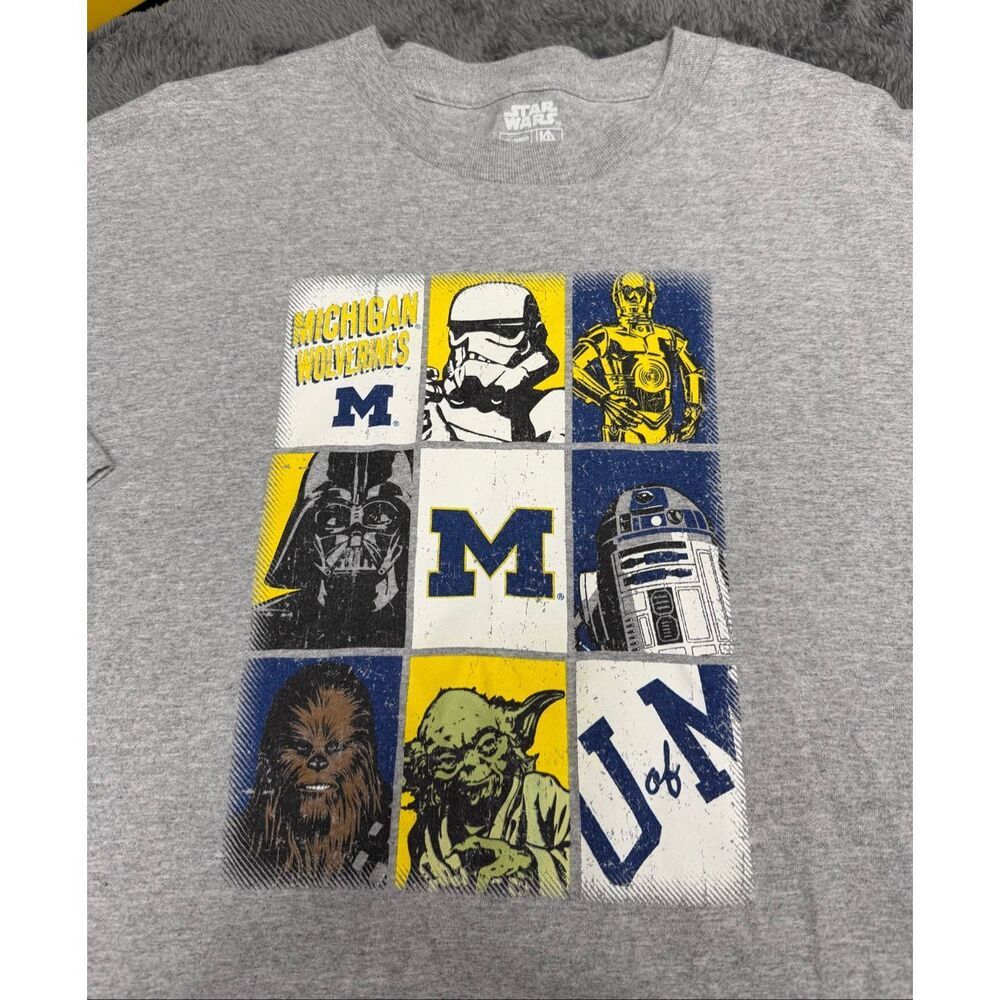 Star Wars Michigan Wolverines T-Shirt, Size 2XL